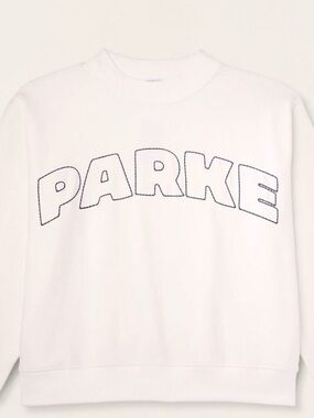 PARKER White Cowl & Turtleneck Sweater Pullover